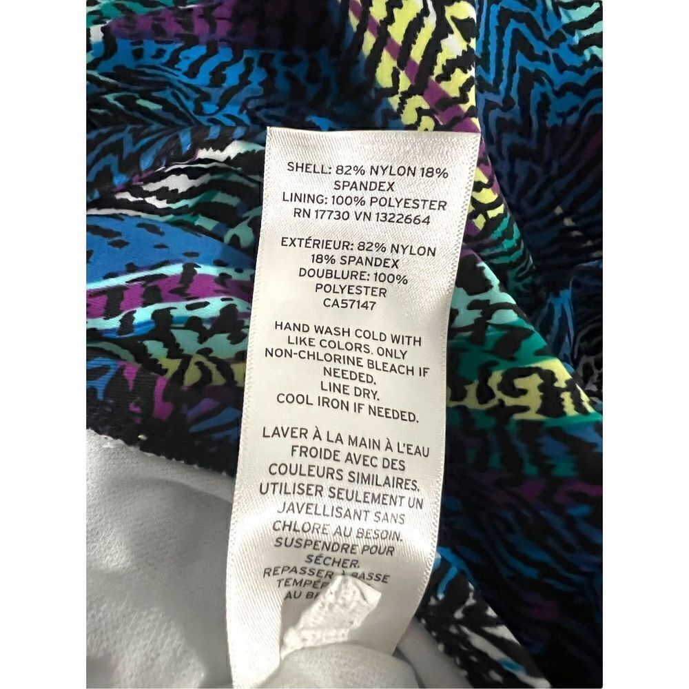 AVA & VIV Colorful Tankini Swimsuit Top - Women’s 26W - Picture 4 of 4